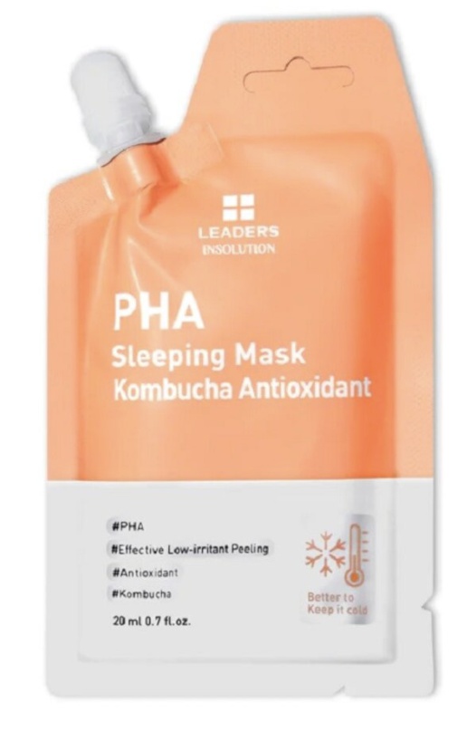 Leaders Insolution PHA Sleeping Mask Kombucha Antioxidant