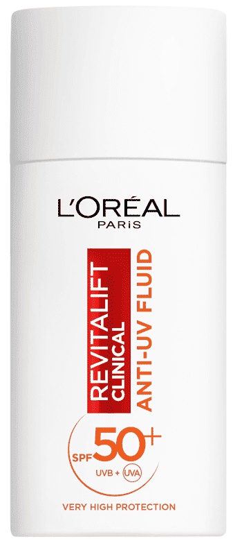 L'Oreal Revitalift Clinical Vitamin C SPF 50+ Daily Anti-UV Fluid  ingredients (Explained)