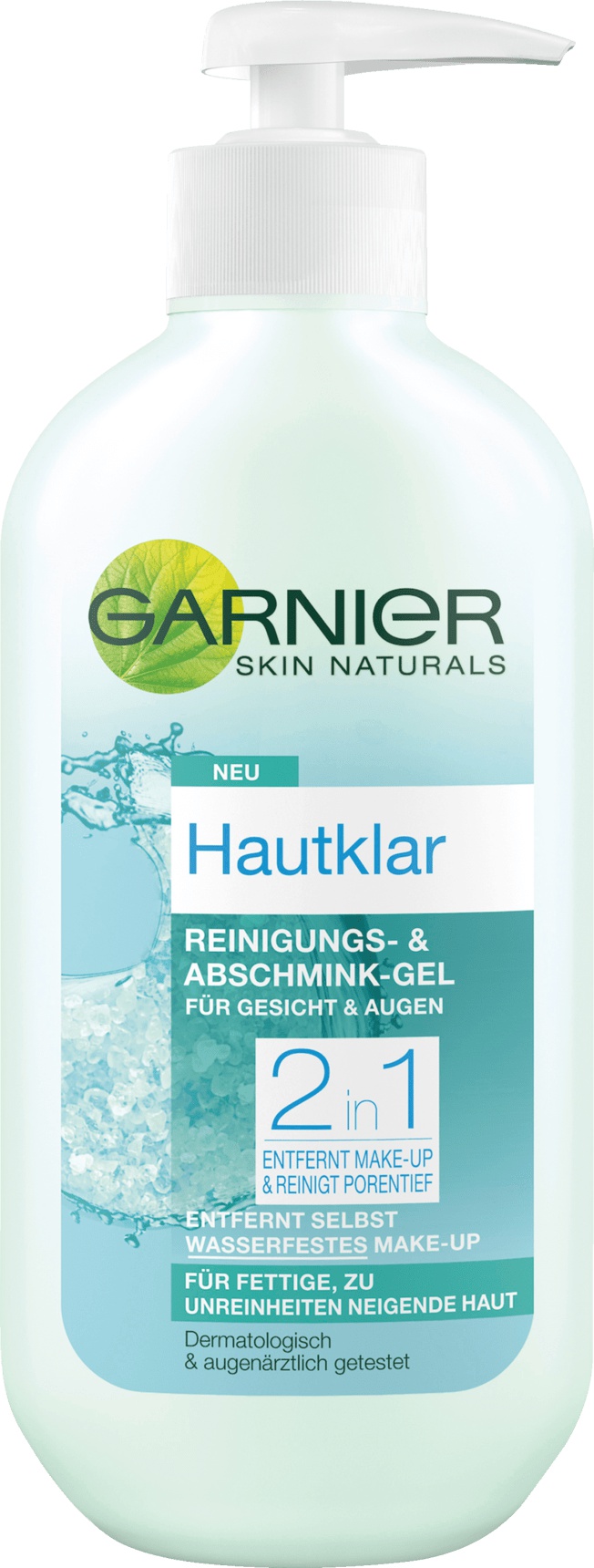 Garnier Skin Naturals Reinigungsgel Hautklar Reinigungs- & Abschmink-Gel 2 in 1