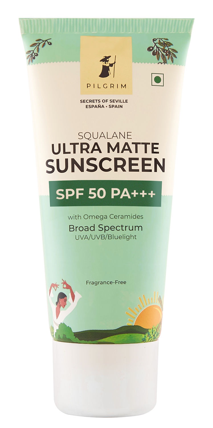 Pilgrim Squalane Ultra Matte Sunscreen SPF 50 Pa+++