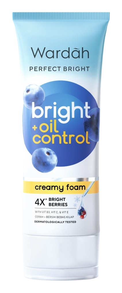 Wardah Perfect Bright Creamy Foam Brightening + Oil Control