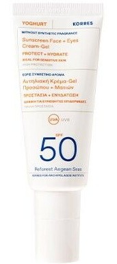 Korres SPF 50 Yoghurt Sunscreen Face Cream-gel