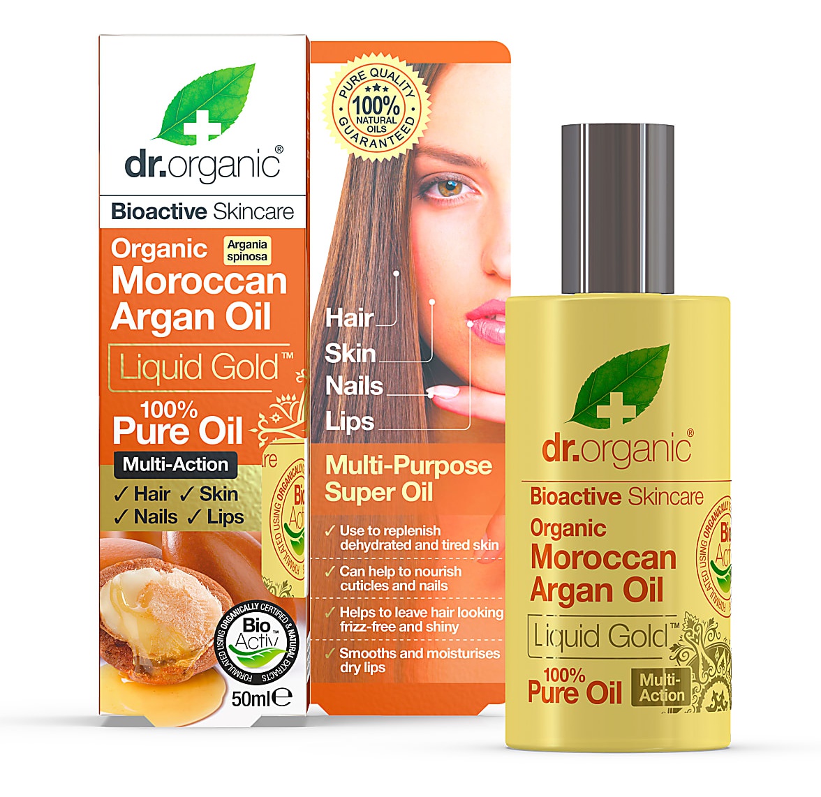Dr Organic Moroccan Argan Oil Liquid Gold Pure Oil