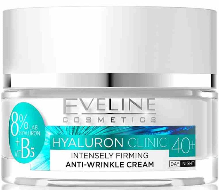 Eveline Hyaluron Clinic Intensely Firming Anti-Wrinkle Cream 40+