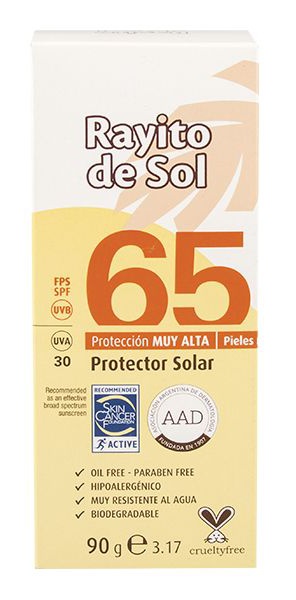 Rayito de Sol Protector Solar FPS 65