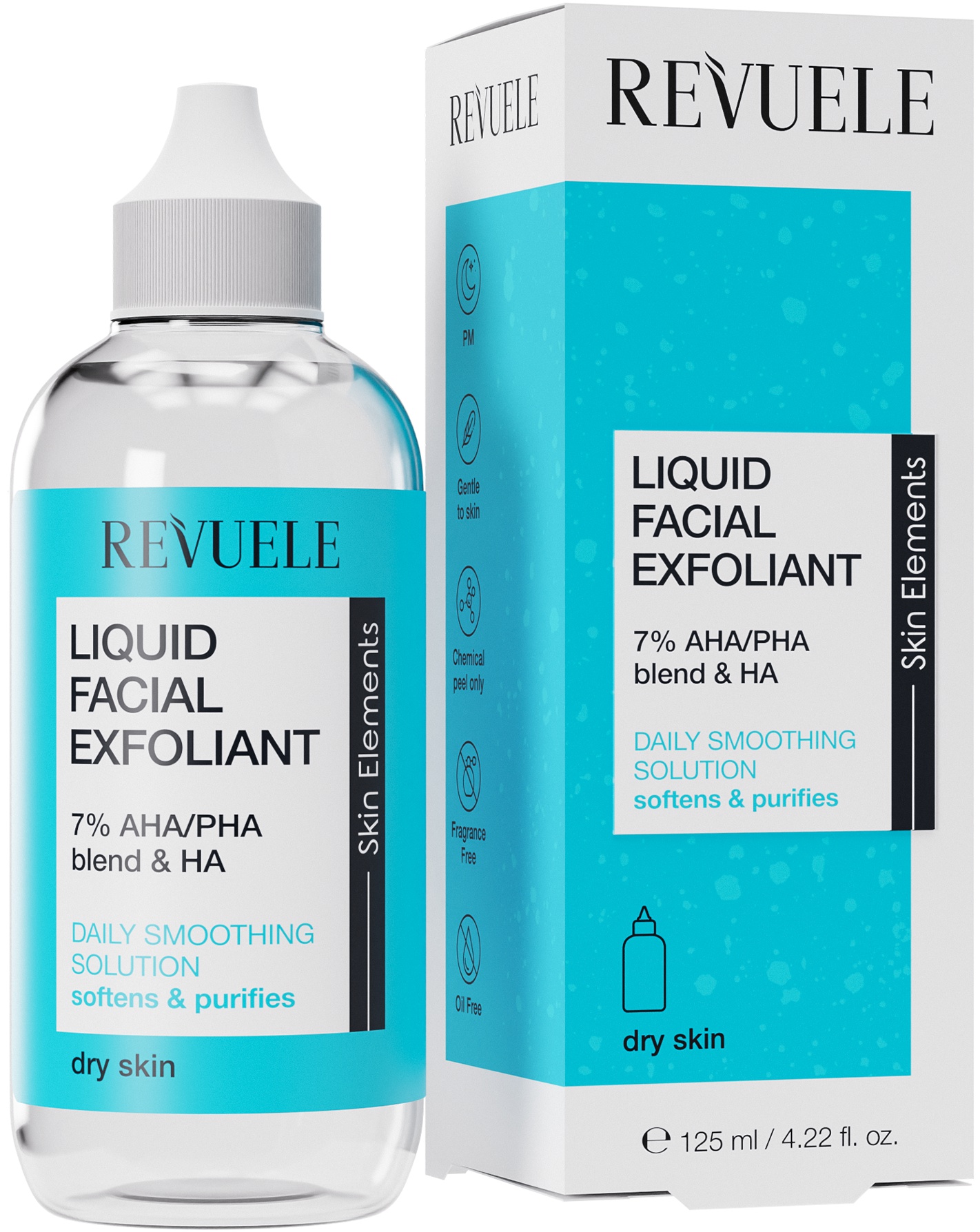 Revuele Liquid Facial Exfoliant 7% AHA/PHA Blend & HA