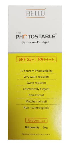 Bello New Photostable Sunscreen Emulgel SPF55