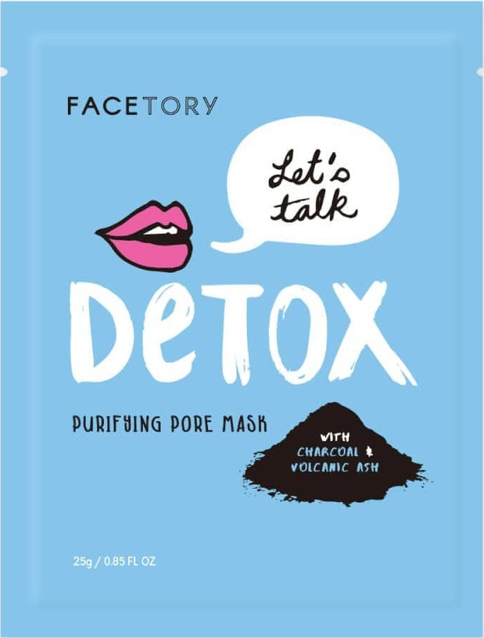 Facetory Let's Talk Detox Purifying Pore Mask With Charcoal And Volcanic Ash