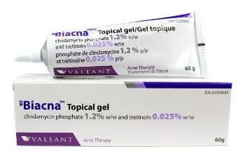 Valeant Pharmaceuticals Biacna Topical Gel
