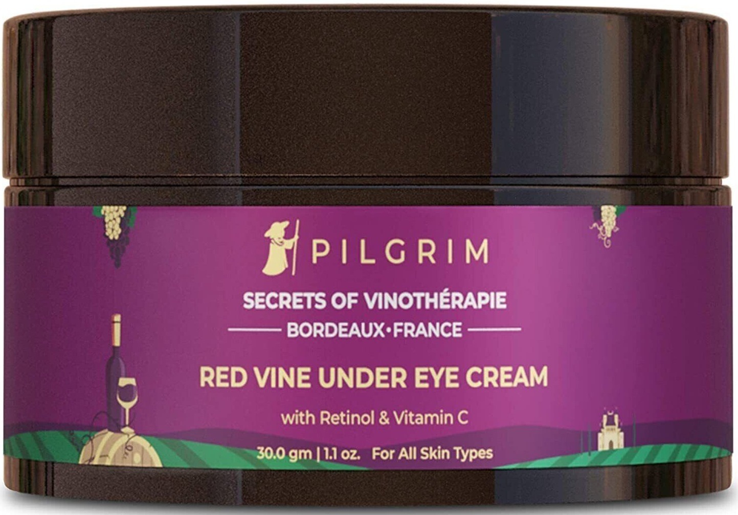 Pilgrim Red Vine Under Eye Cream With Retinol & Vitamin C