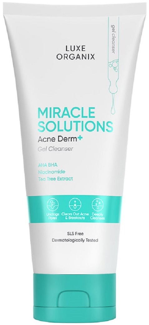 Luxe Organix Miracle Solutions Acne Derm Gel Cleanser