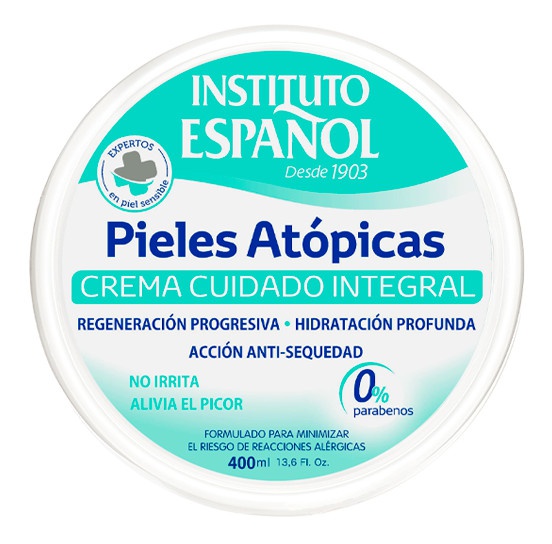 Instituto Español Crema Pieles Atópicas - Tratamiento