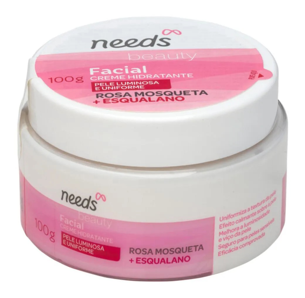 needs Facial Creme Hidratante Rosa Mosqueta + Esqualano