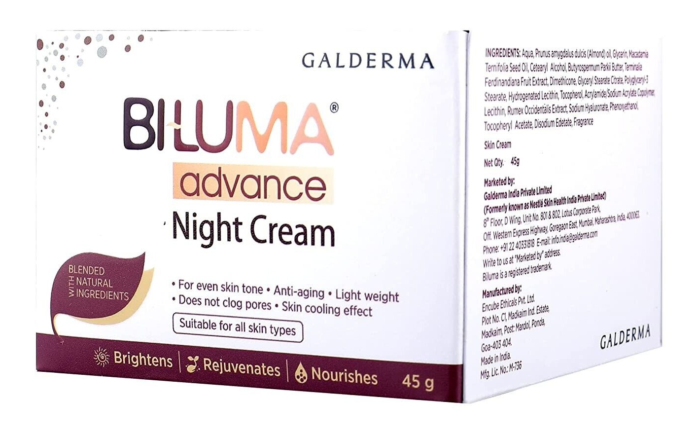 Galderma Biluma Advance Anti-ageing Night Cream