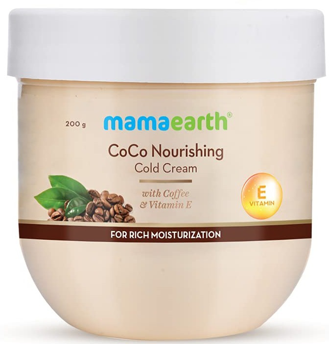 Mamaearth Coco Nourishing Cold Cream For Dry Skin With Coffee And Vit E
