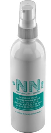 NN Natural Nutrition Regenerative After Sun Body And Face Cream With Hemp Oil, Green Tea Extract And Allantoin (150 Ml)