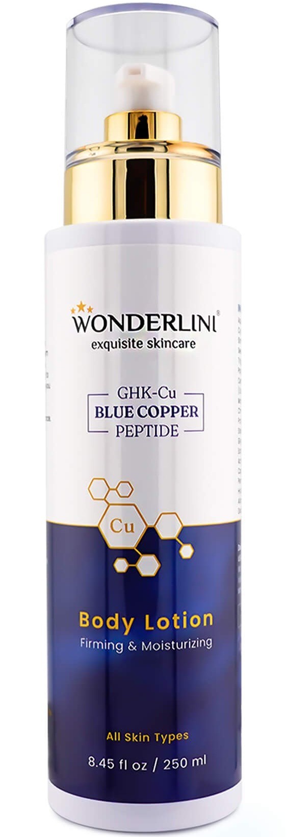 Wonderlini Ghk-cu Blue Copper Peptide Body Lotion