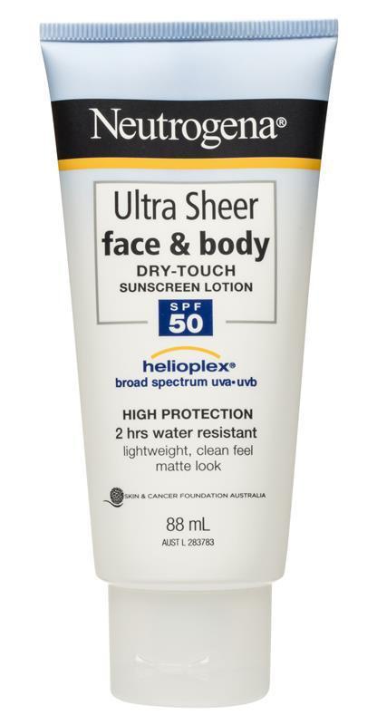 Neutrogena® Ultra Sheer Body Lotion SPF 50 85mL