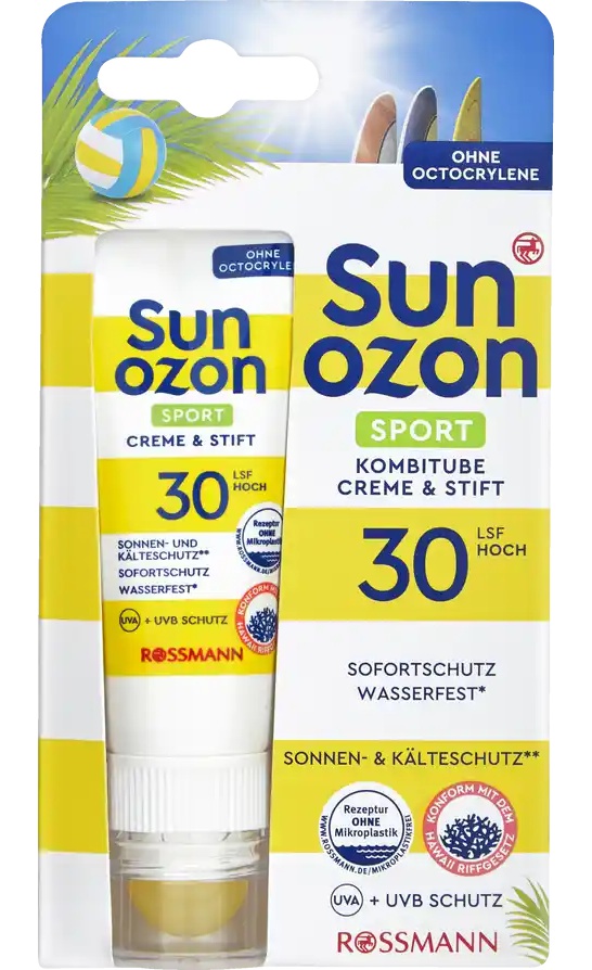 Sun Ozon Sport Kombitube Creme & Stift LSF 30