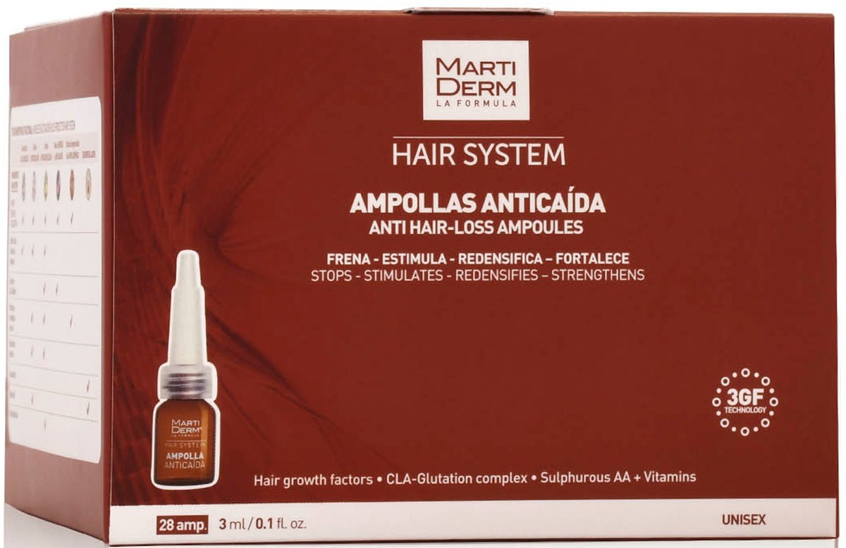 Marti Derm Hair System Anti Hair-loss Ampoules