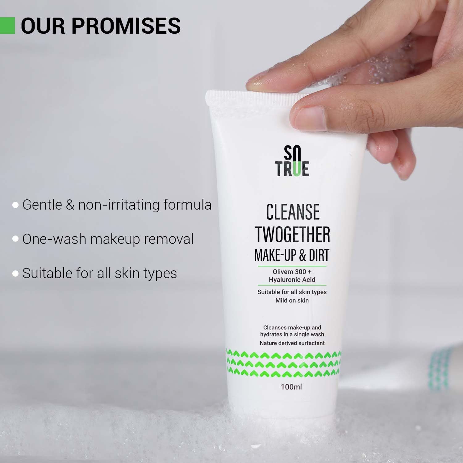 So True Cleanse Twogether Gentle Facewash And Make Up Remover