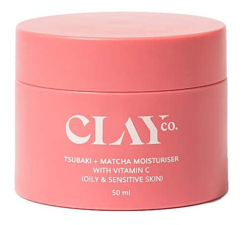 Clay Co. Clayco. Tsubaki & Matcha With Vitamin C Face Moisturizer For Oily Skin -