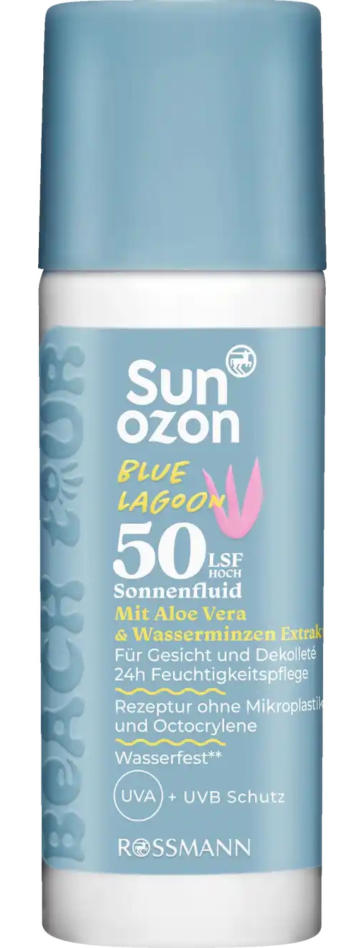 Sun Ozon Beach Tour Sonnenfluid Blue Lagoon LSF 50