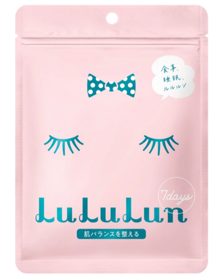 Lululun Facial Sheet Mask, Pink (Hydrating Glow)