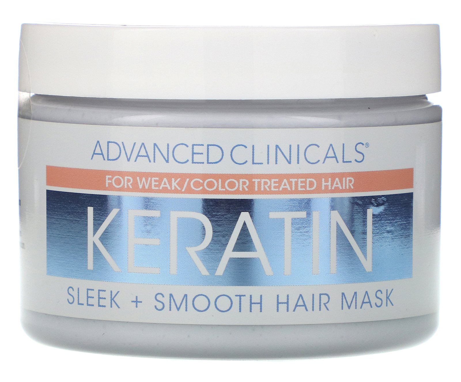 Advanced Clinicals Keratin, Sleek + Smooth Hair Mask