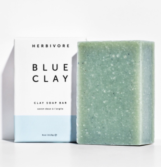 Herbivore Blue Clay Cleansing Bar Soap