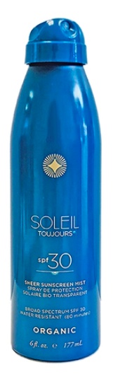 Soleil Toujours Organic Sheer Sunscreen Mist SPF 30