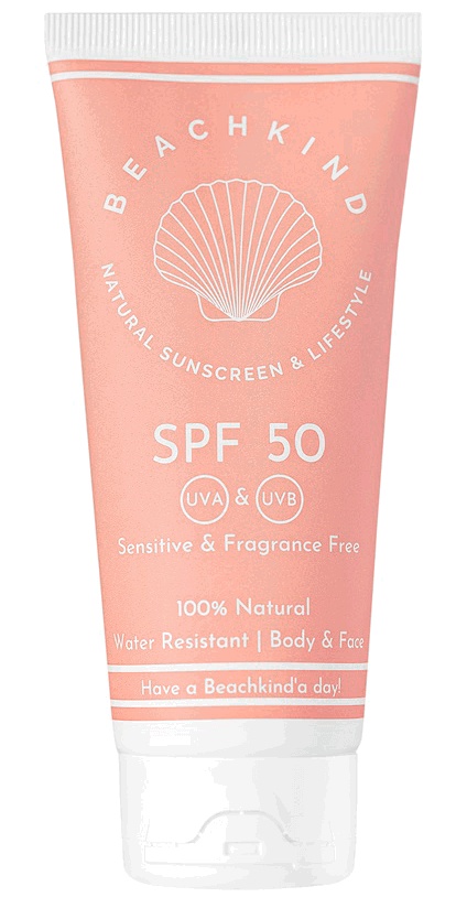 Beachkind Natural Sunscreen SPF 50 Fragrance Free