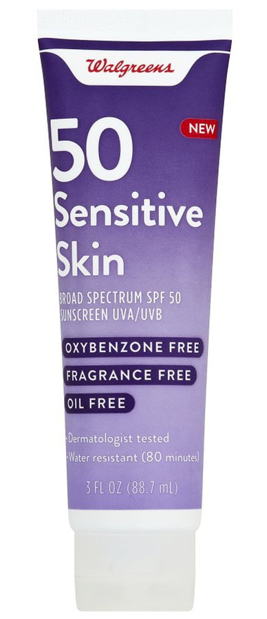 Walgreens Sensitive Sunscreen Lotion SPF 50