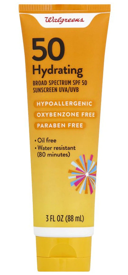 Walgreens Hydrating Sunscreen Lotion SPF 50