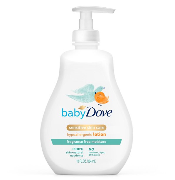Baby Dove Hypoallergenic Lotion Fragrance Free Moisture