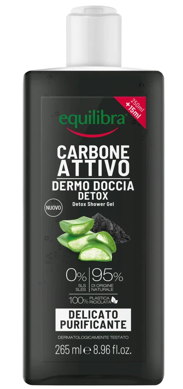 Equilibra Carbone Attivo Detox Shower Gel