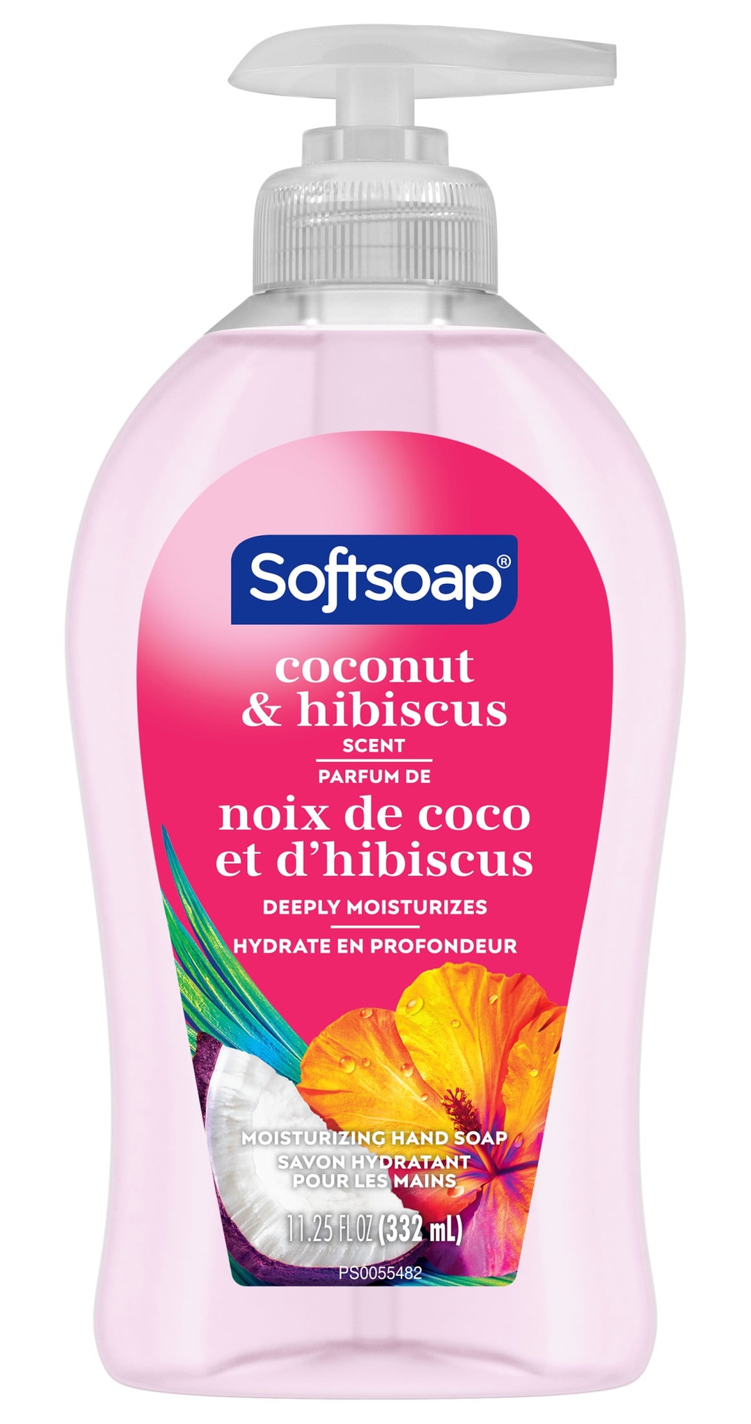 Softsoap Coconut & Hibiscus Scent Moisturizing Liquid Hand Soap