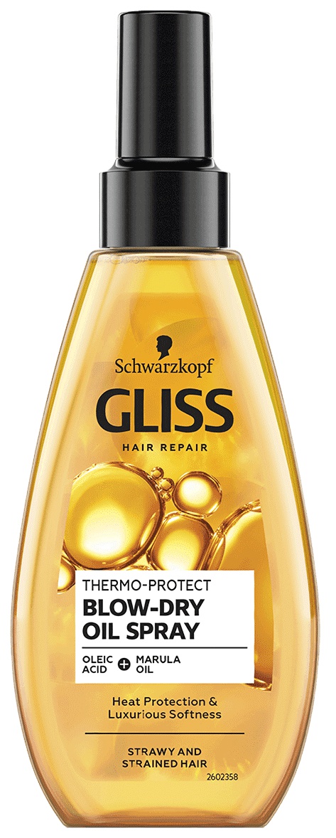 Schwarzkopf Gliss Thermo-Protect Blow-Dry Oil Spray