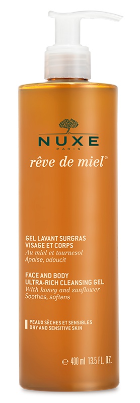 Nuxe - Reve De Miel Face & Body Ultra-Rich Cleansing Gel (Dry & Sensitive  Skin)(400ml/13.5oz) 