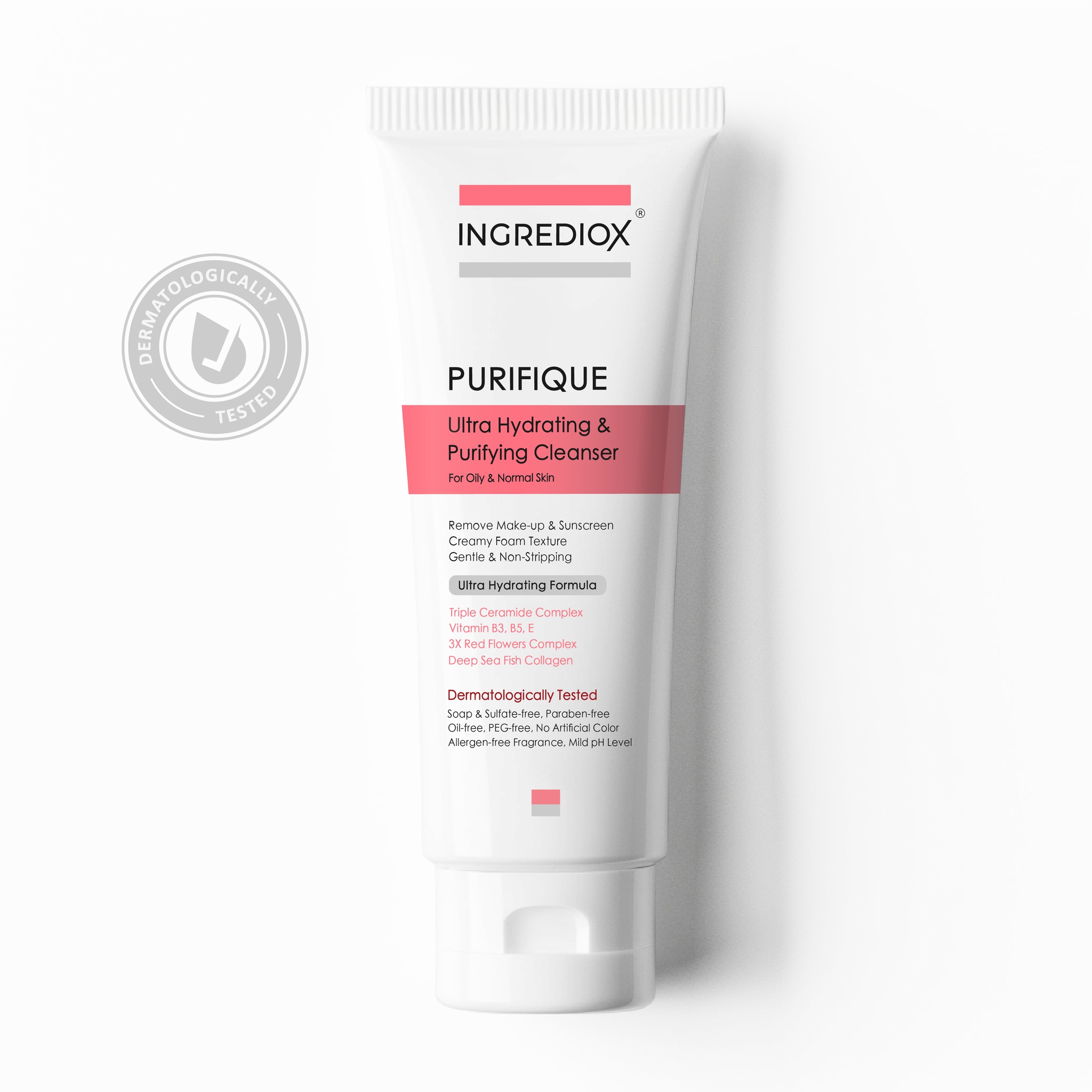 INGREDIOX Purifique | Ultra Hydrating & Purifying Cleanser 100 Ml.