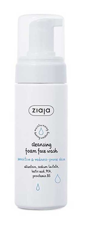 Ziaja Cleansing Foam Face Wash For Sensitive &Redness Prone Skin