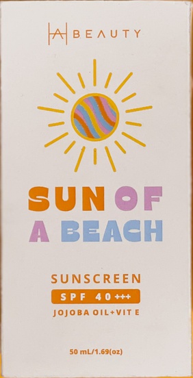 Hira ali beauty Sun Of A Beach Sunscreen Broad Spectrum SPF 40+++