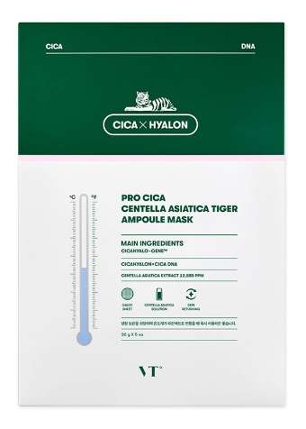 VT Cosmetics Pro-cica Centella Asiatica Tiger Ampoule Mask