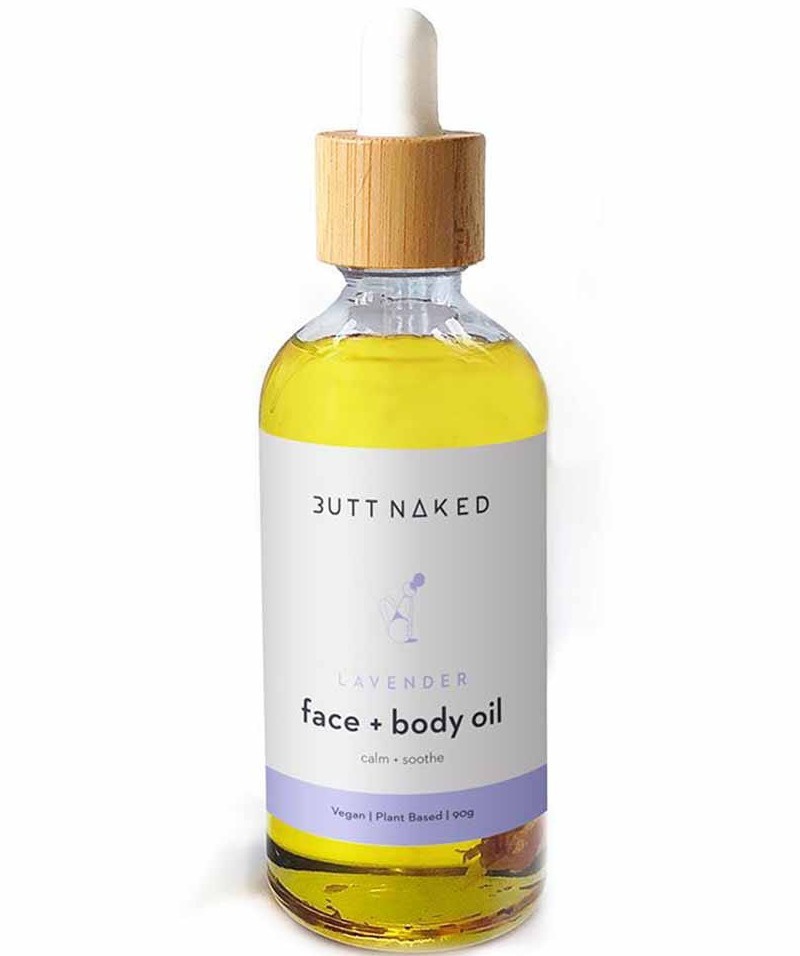 Butt Naked Lavender Face and Body Oil