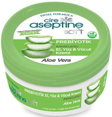 Cire Aseptine Soft Prebiotic Aloe Vera Hand, Face & Body Cream