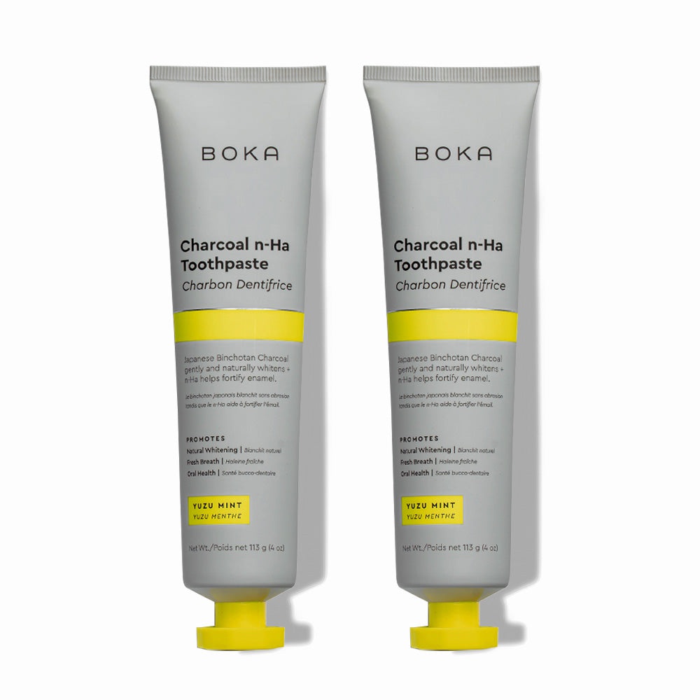 Boka Charcoal Yuzu Mint Whitening N-ha Toothpaste