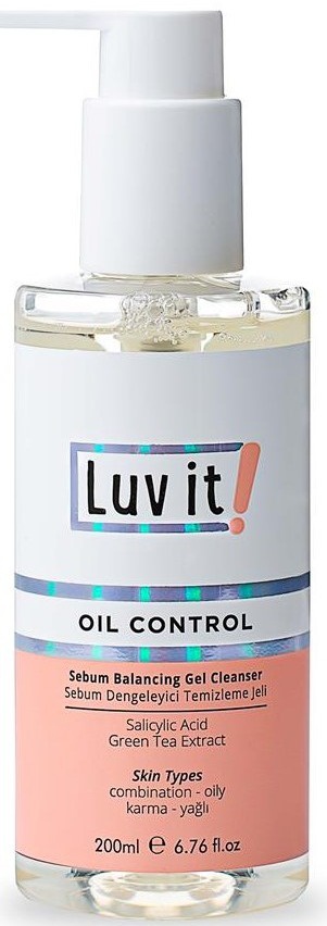 luv it Oil Control Sebum Balancing Gel Cleanser