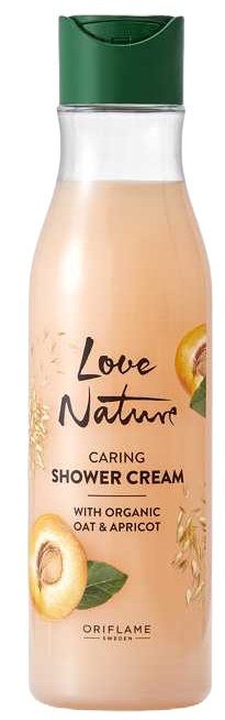 Oriflame Love Nature Caring Shower Cream With Organic Oat & Apricot