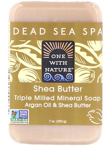 One With Nature Shea Butter Soap With Dead Sea Minerals & Argan Oil