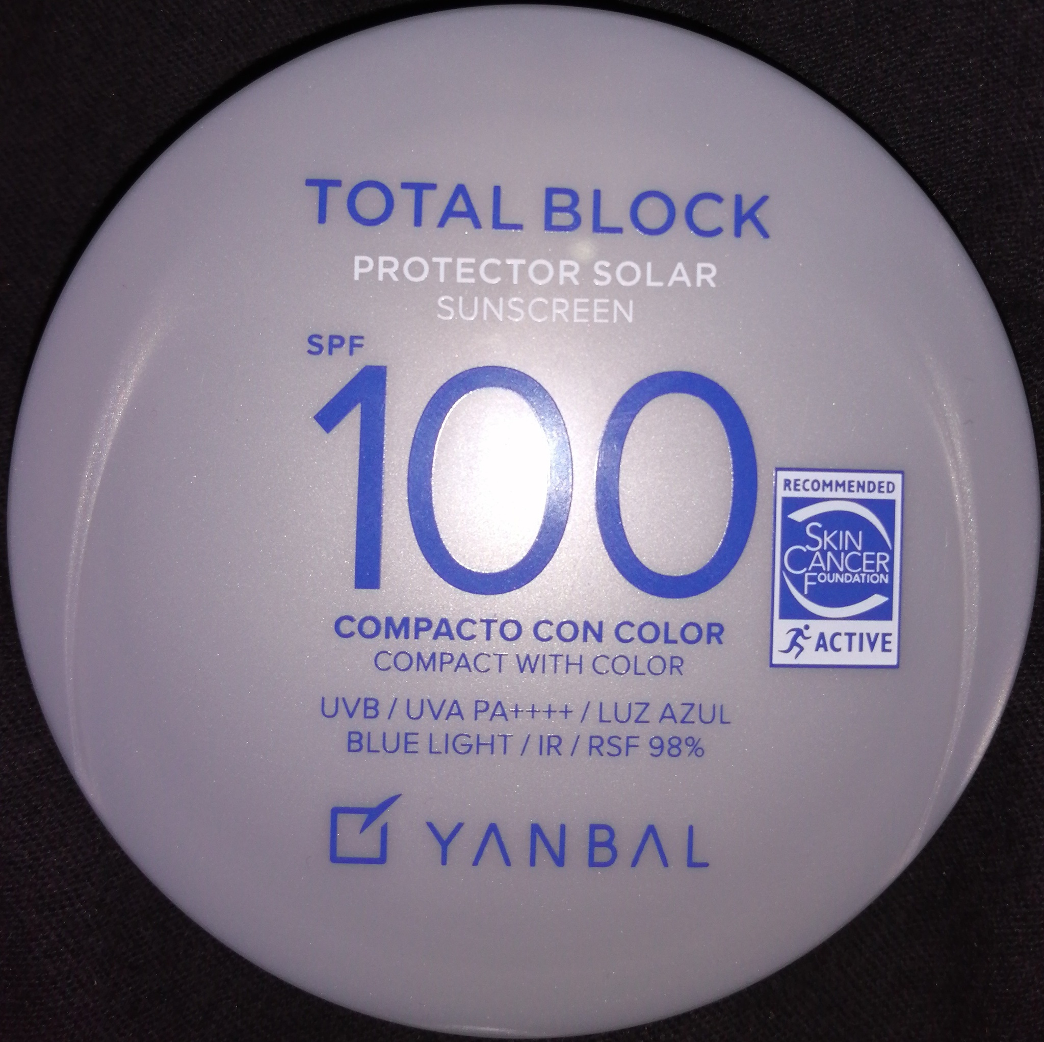 Yanbal Total Block SPF 100 Compact With Color
